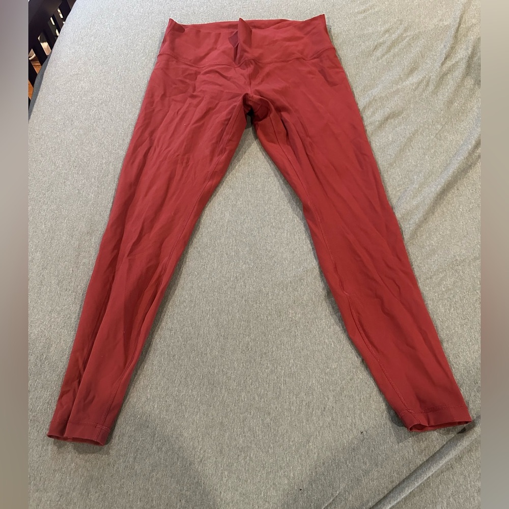 Lululemon Athletica Burgundy Leggings